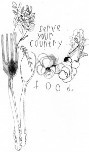 serve your country food garland