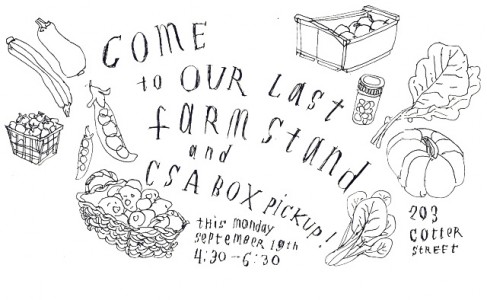 farmstand invitation white